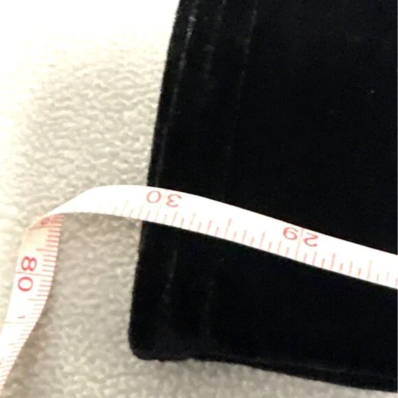 No Boundaries Black Velvet Flared Pants Size 11/13 witchy whimsygoth - Picture 6 of 6